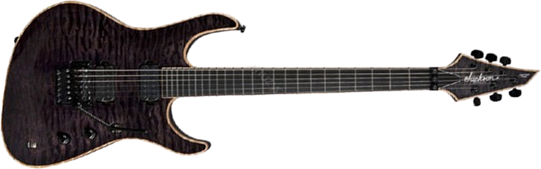 Jackson Artist Signature Chris Broderick Soloist 6 - Transparent Black - Elektrische gitaar in Str-vorm - Main picture