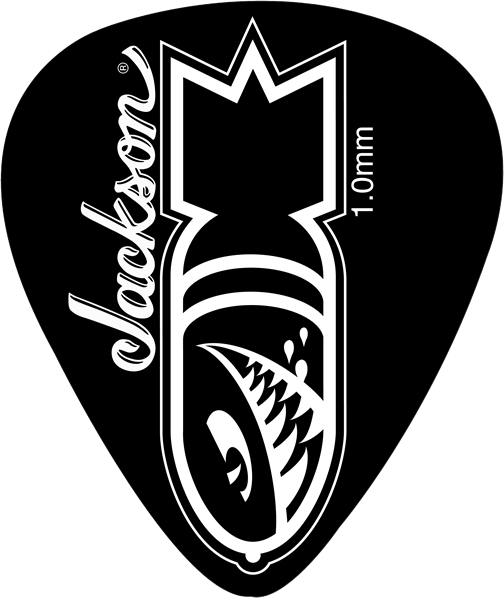 Jackson Black Heavy Bomb 1mm - Plectrum - Main picture