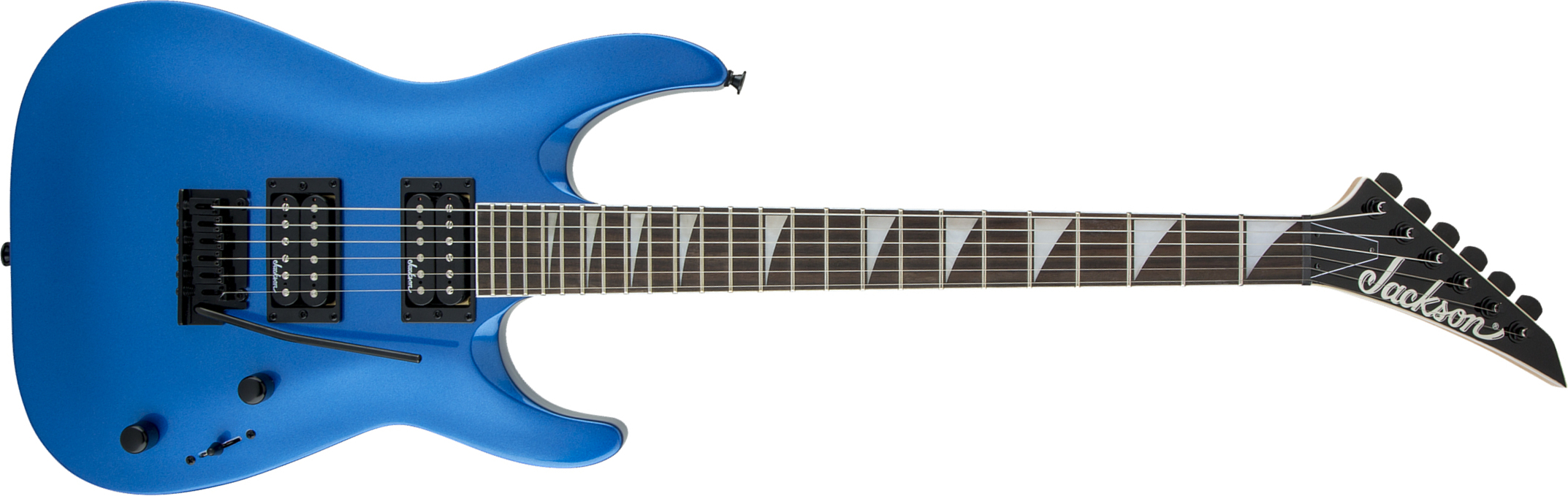 Jackson Dinky Arch Top Dka Js22 2h Trem Ama - Metallic Blue - Metalen elektrische gitaar - Main picture