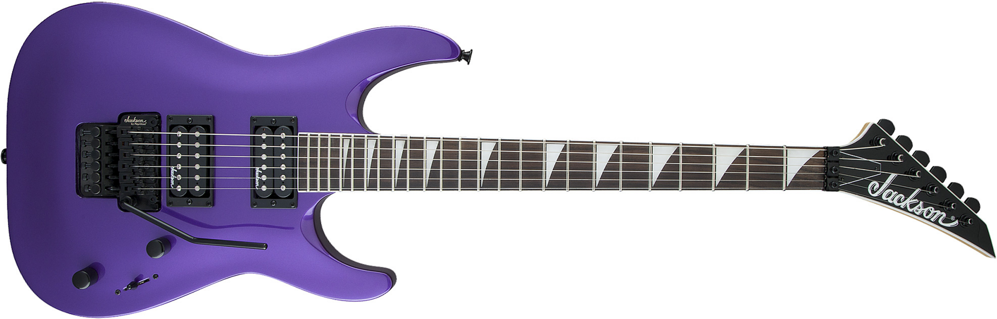 Jackson Dinky Arch Top Js32 Dka Hh Floyd Rose Rw - Pavo Purple - Elektrische gitaar in Str-vorm - Main picture