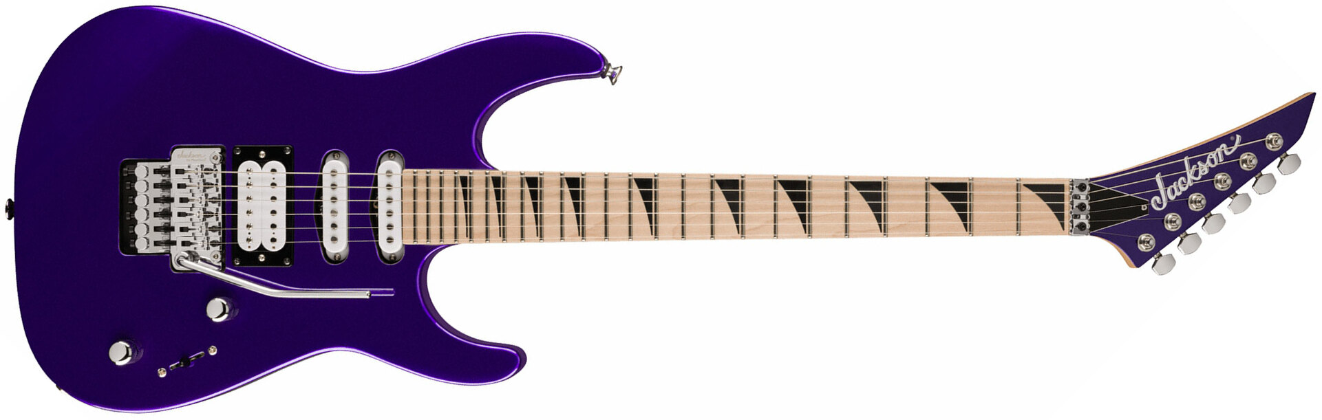 Jackson Dinky Dk3xr Hss Fr Mn - Deep Purple Metallic - Elektrische gitaar in Str-vorm - Main picture