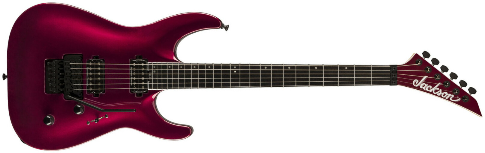 Jackson Dinky Dka Pro Plus 2h Seymour Duncan Fr Eb - Oxblood - Elektrische gitaar in Str-vorm - Main picture