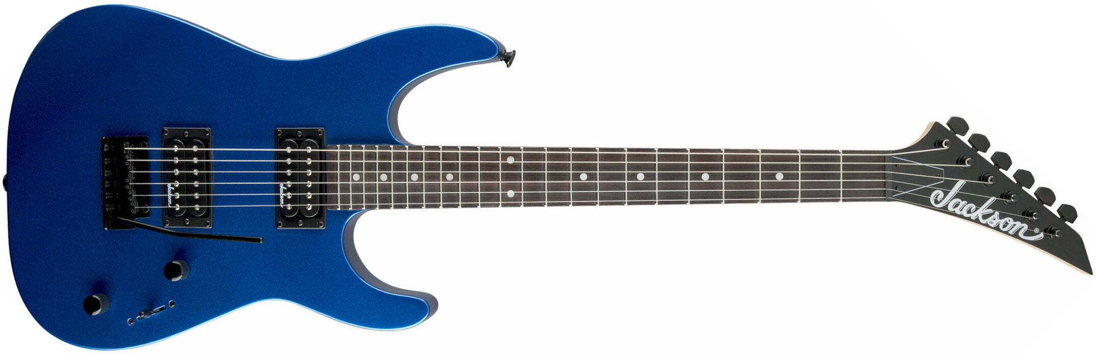 Jackson Dinky Js11 2h Trem Ama - Metallic Blue - Elektrische gitaar in Str-vorm - Main picture