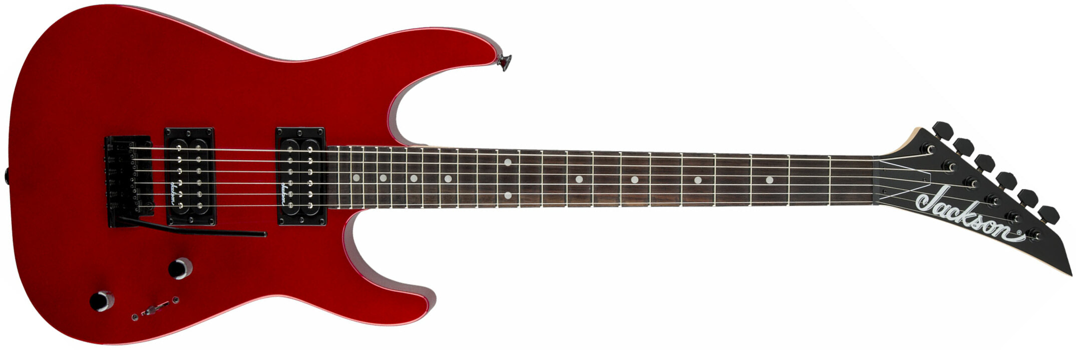 Jackson Dinky Js11 2h Trem Ama - Metallic Red - Elektrische gitaar in Str-vorm - Main picture