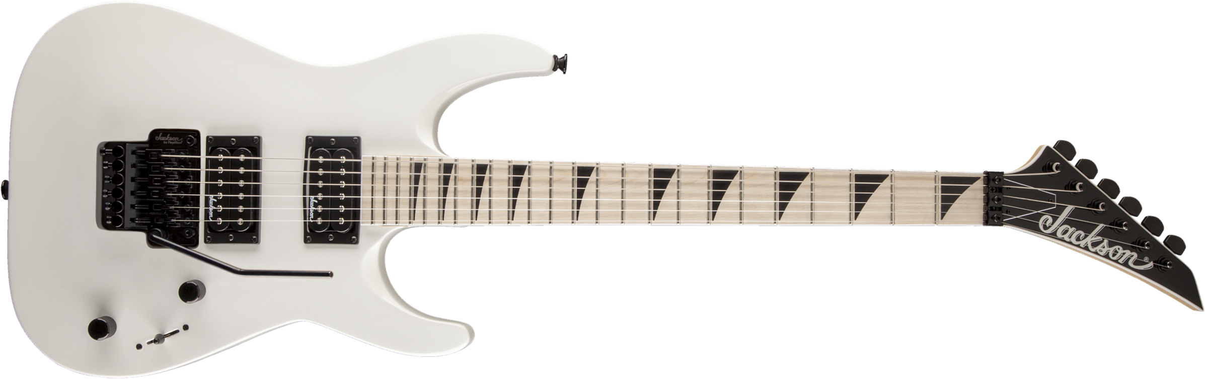 Jackson Dinky Js32 Dkam 2h Fr Mn - Snow White - Elektrische gitaar in Str-vorm - Main picture