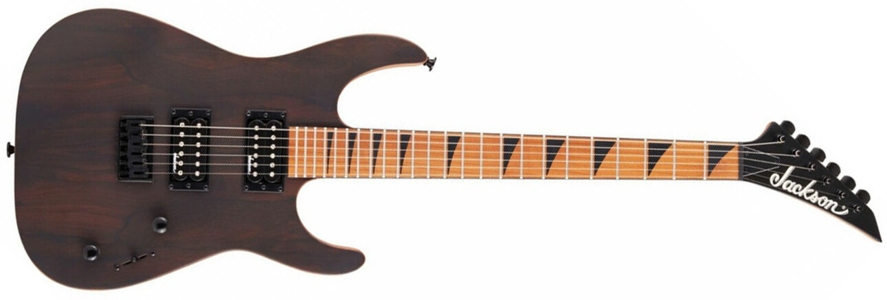 Jackson Dinky Js42 Ziricote Fsr Ltd 2h Ht Mn - Natural Satin - Metalen elektrische gitaar - Main picture