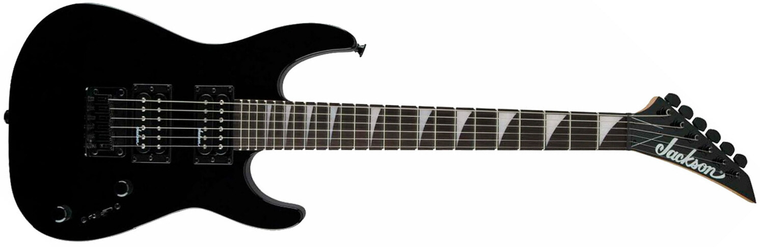 Jackson Dinky Minion Js1x Diapason Court 2h Ht Ama - Black - Elektrische gitaar voor kinderen - Main picture