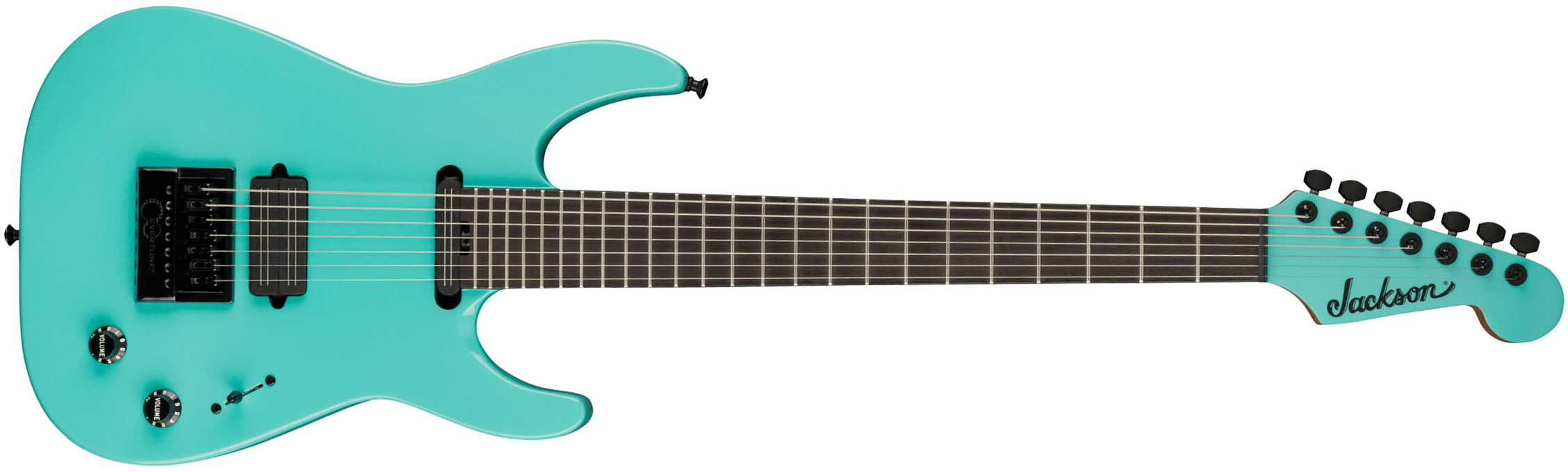 Jackson Josh Smith Soloist Sl7 Et Pro Signature Hs Bare Knuckle Ht Eb - Aquamarine - 7-snarige elektrische gitaar - Main picture