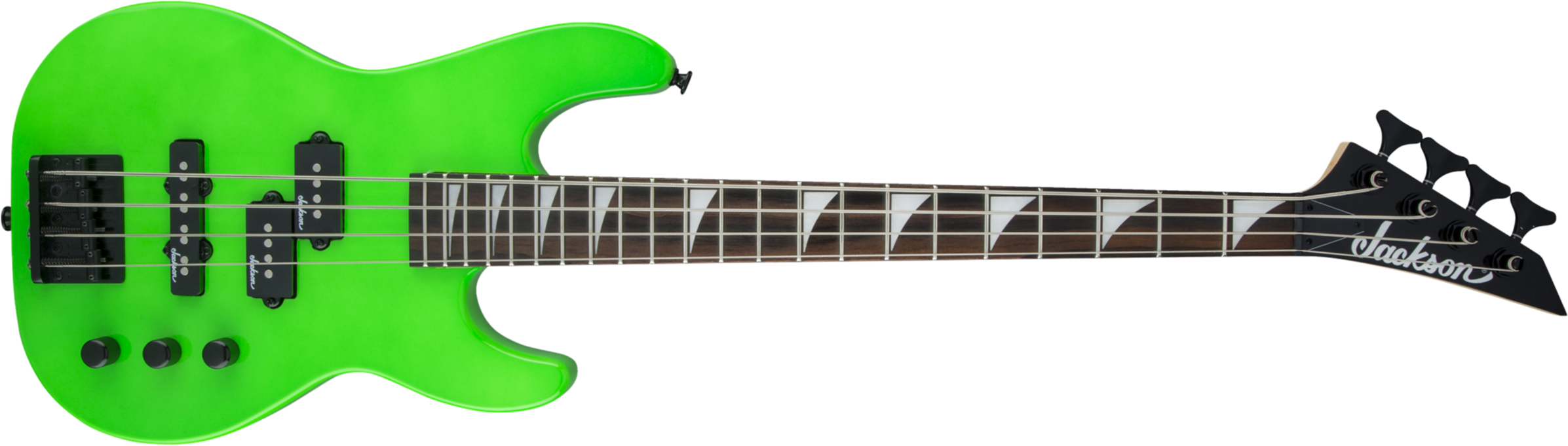 Jackson Js Series Concert Bass Minion Js1x - Neon Green - Short scale elektrische bas - Main picture