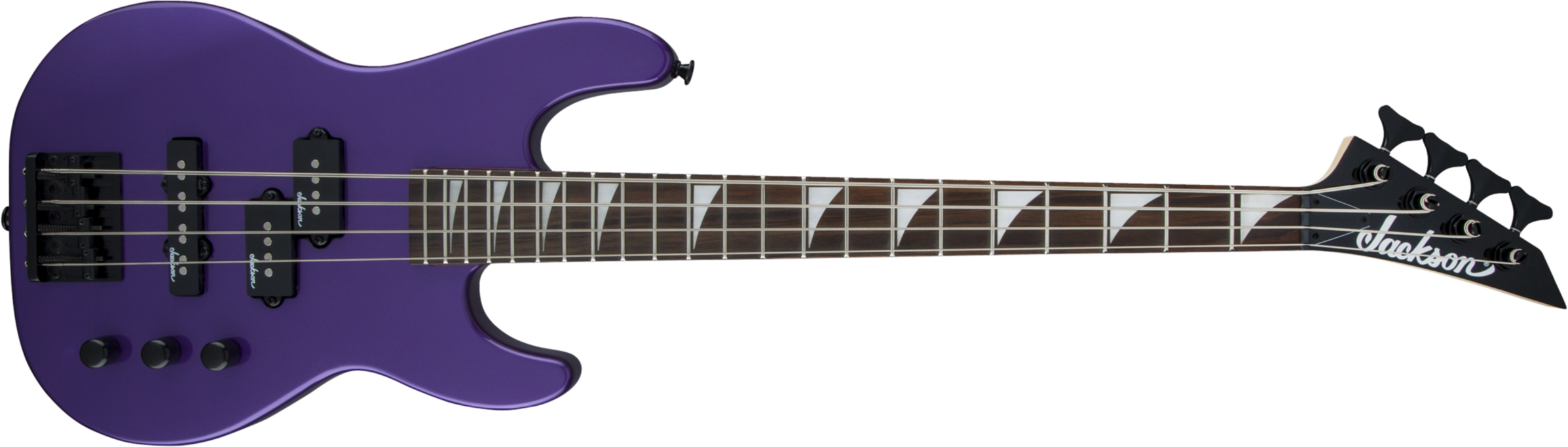 Jackson Js Series Concert Bass Minion Js1x - Pavo Purple - Short scale elektrische bas - Main picture