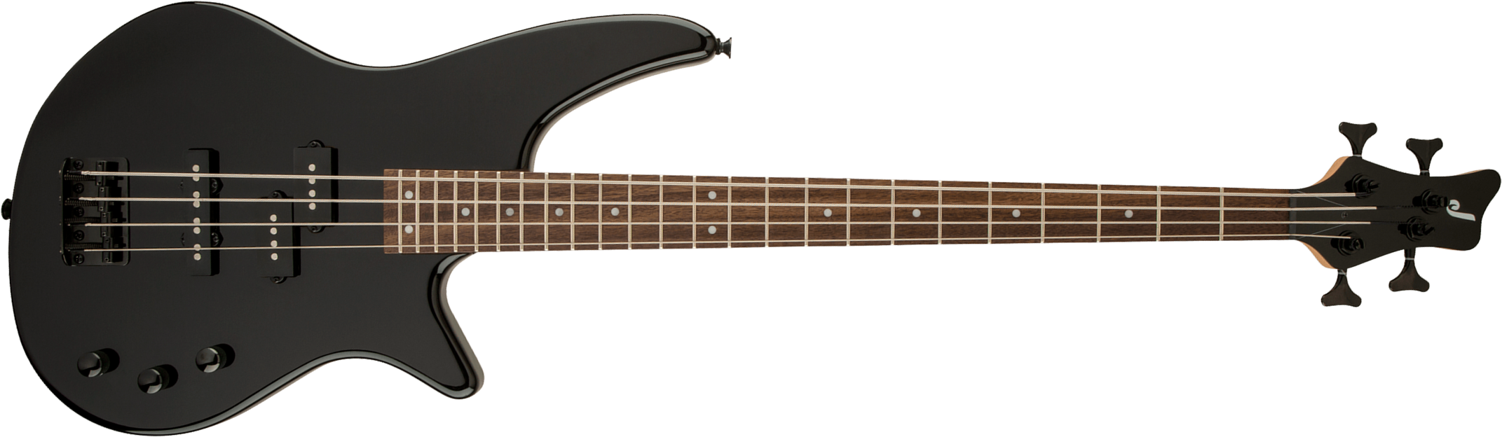 Jackson Js2 Spectra Bass Active Lau - Gloss Black - Solid body elektrische bas - Main picture