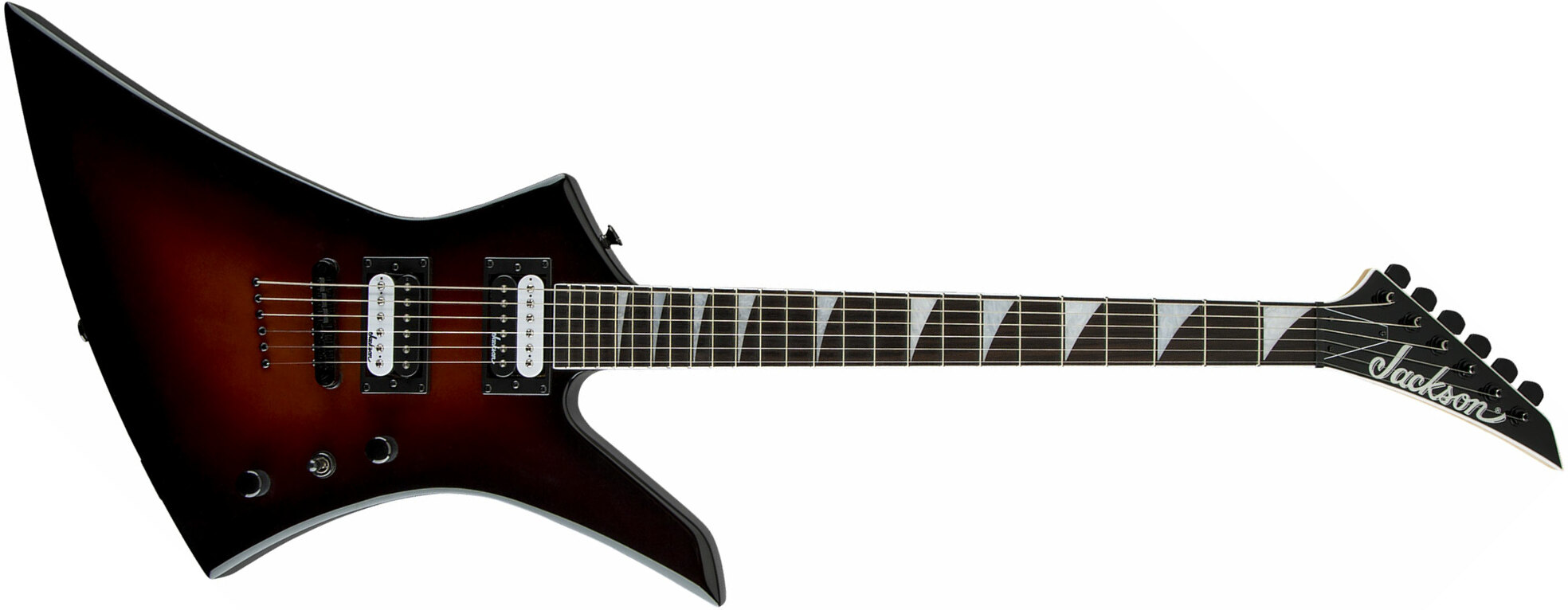 Jackson Kelly Js32t 2h Ht Ama - Viola Burst - Metalen elektrische gitaar - Main picture