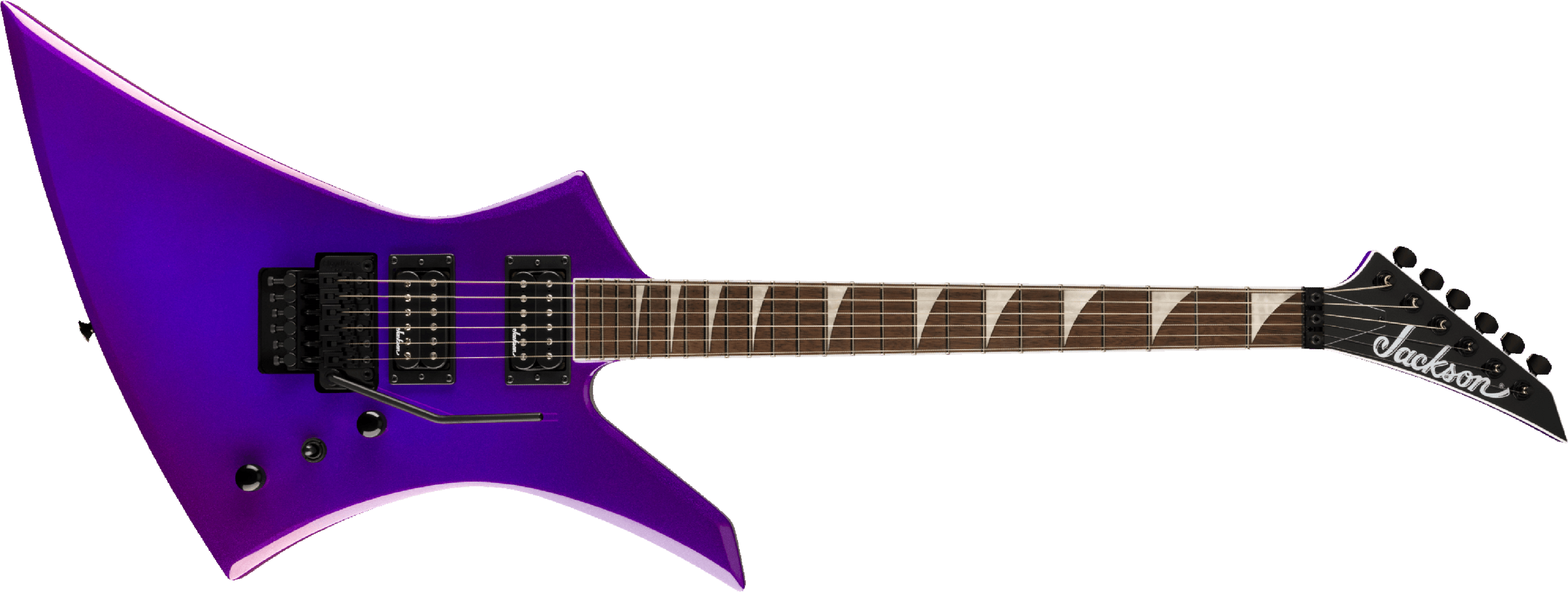Jackson Kelly Kex X-series Trem Fr Hh Lau - Deep Purple Metallic - Metalen elektrische gitaar - Main picture