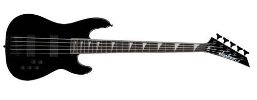 Jackson Legend Series Concert 5 David Ellefson Signature - Gloss Black - Solid body elektrische bas - Main picture