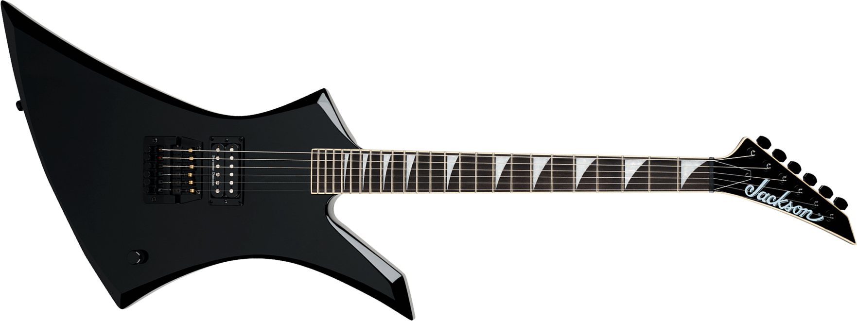 Jackson Marty Friedman Kelly Ke1 Legend Ltd Signature 1h Seymour Duncan Fr Eb - Black - Metal elektrische gitaar - Main picture