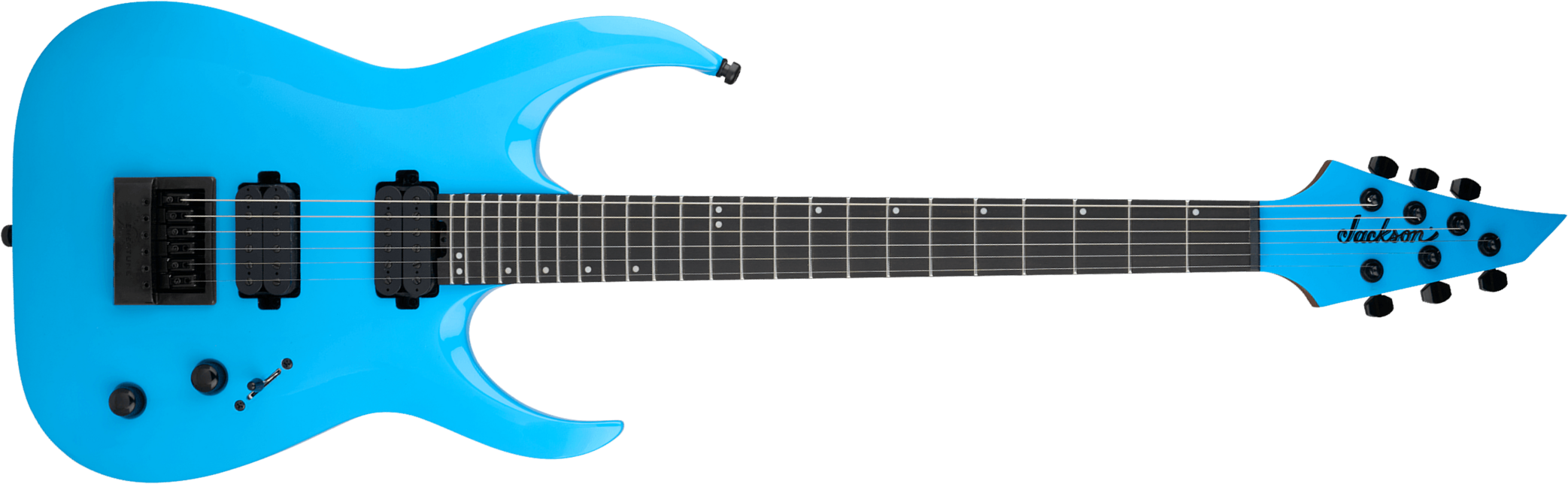 Jackson Misha Mansoor Juggernaut Et6 Pro Plus Signature 2h Ht Eb - Riviera Blue - Elektrische gitaar in Str-vorm - Main picture