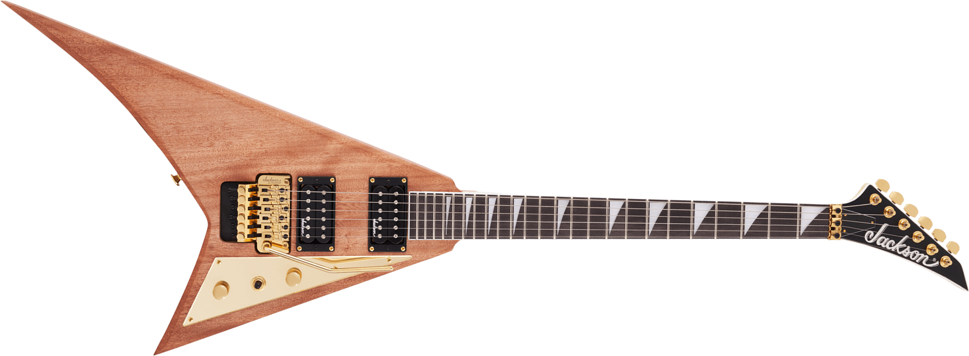 Jackson Randy Rhoads Js32 Mah 2h Fr Ama - Natural - Metalen elektrische gitaar - Main picture