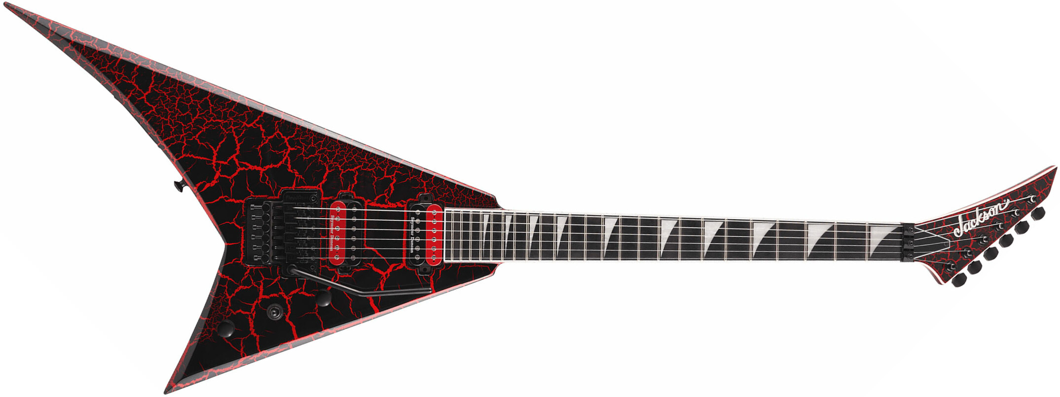 Jackson Rhoads Rr24 Pro 2h Seymour Duncan Fr Eb - Maul Crackle - Metalen elektrische gitaar - Main picture