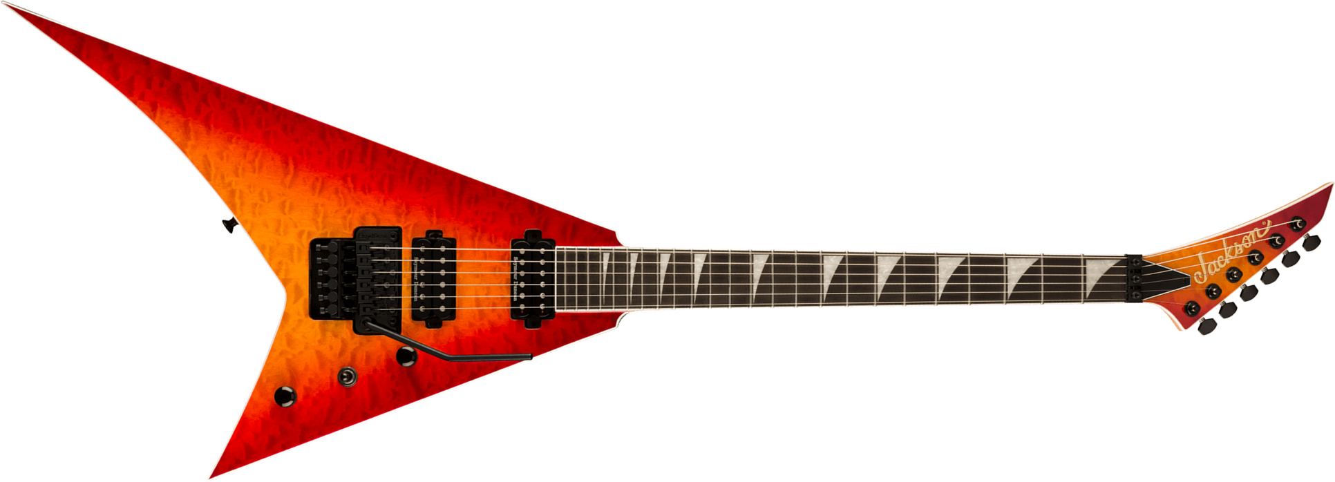 Jackson Rhoads Rr24ps Pro Plus 2h Seymour Duncan  Fr Eb - Firestorm - Metal elektrische gitaar - Main picture