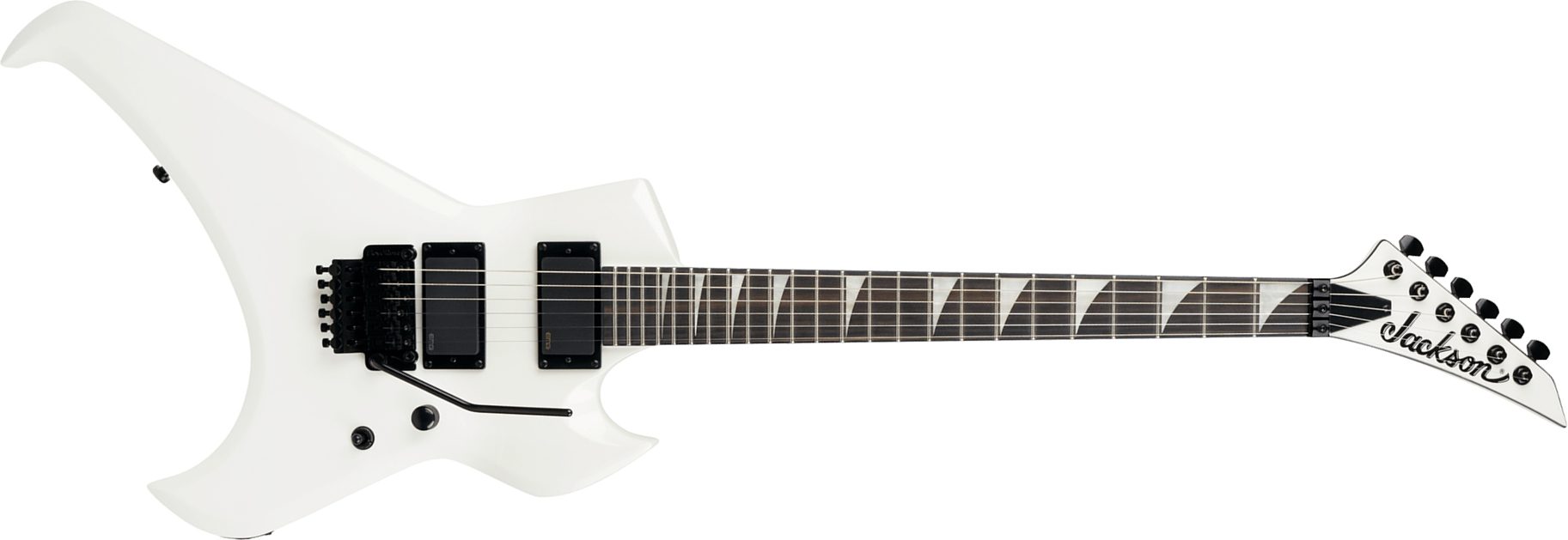 Jackson Rob Cavestany Death Angel Pro 2h Emg Fr Eb - Snow White - Metal elektrische gitaar - Main picture
