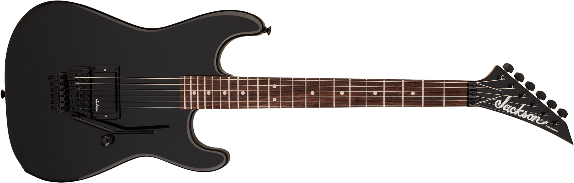 Jackson San Dimas Sd1 H Fr Pro Origins 1985 Mex 1h Fr Rw - Gloss Black - Elektrische gitaar in Strat vorm - Main picture