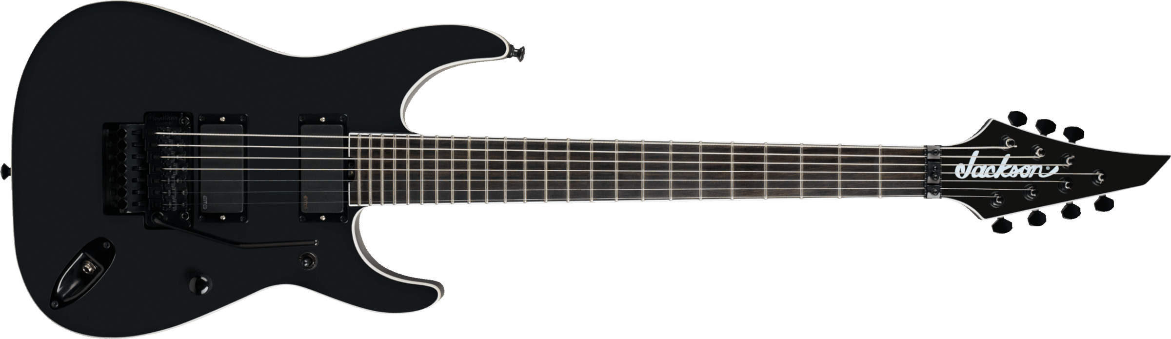 Jackson Sl7 Soloist Pro Series Chris Rorland Signature Fr Hh Eb - Satin Black - Kenmerkende elektrische gitaar - Main picture