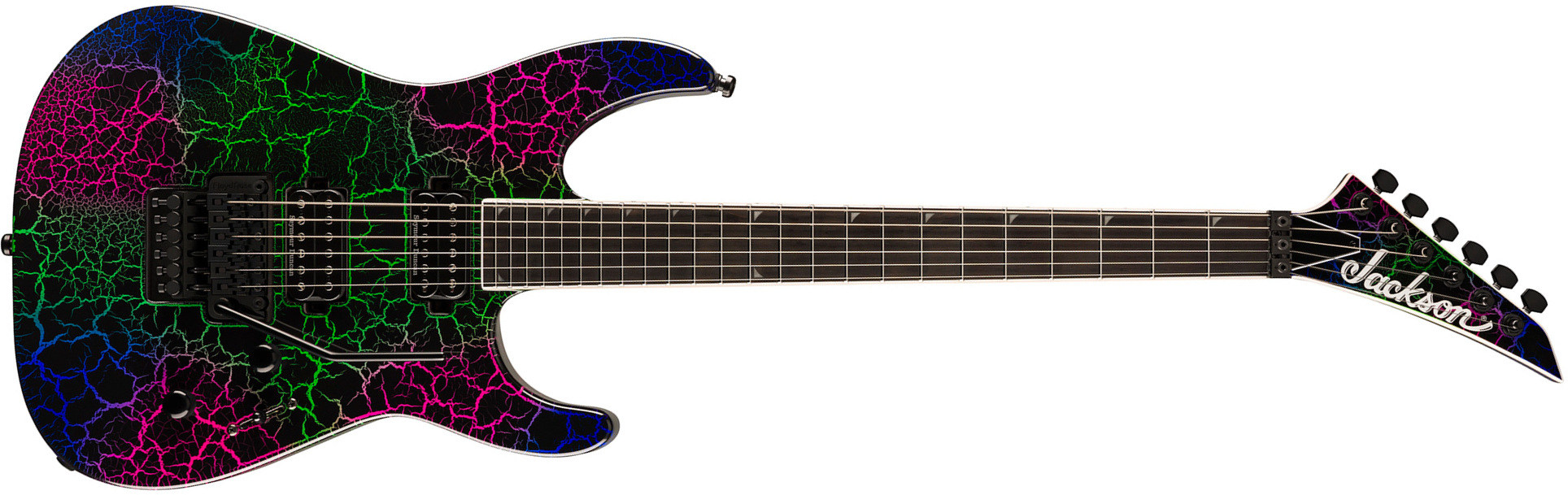 Jackson Soloist Sl2 Pro Plus 2h Seymour Duncan Fr Eb - Bruised Crackle - Elektrische gitaar in Str-vorm - Main picture