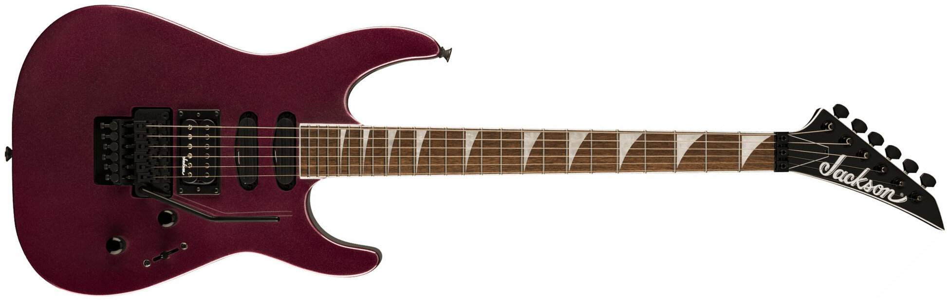 Jackson Soloist Sl3x Dx Hstst Fr Lau - Oxblood - Elektrische gitaar in Str-vorm - Main picture