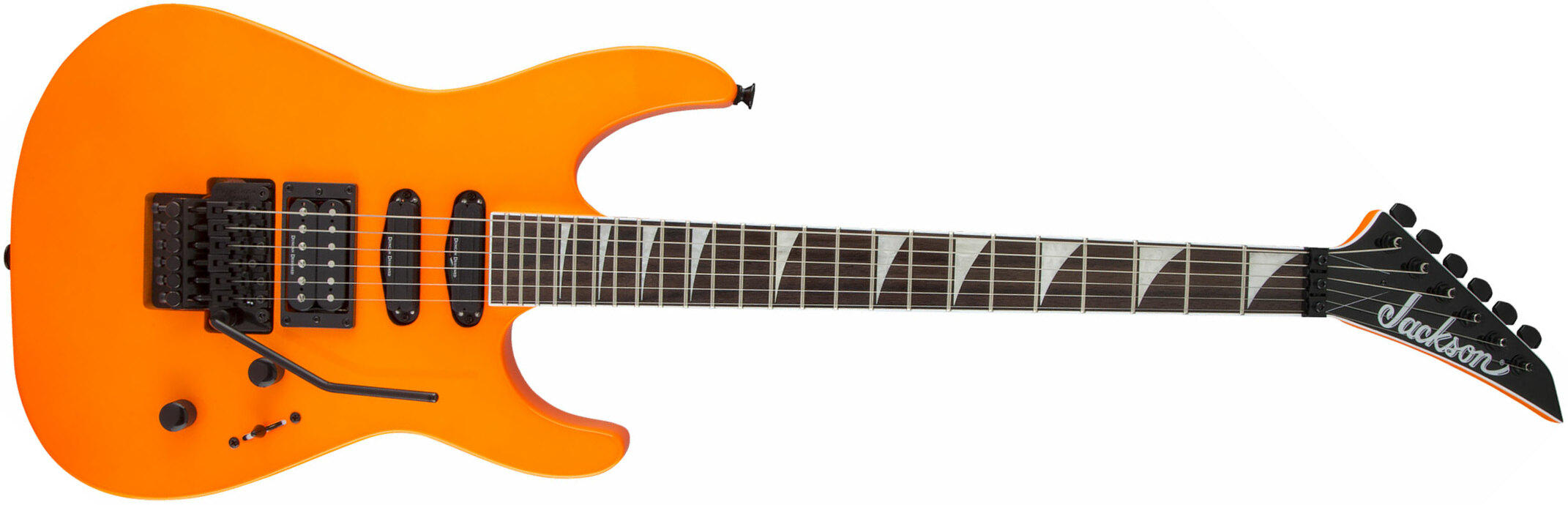 Jackson Soloist Sl3x Hss Fr Rw - Neon Orange - Elektrische gitaar in Str-vorm - Main picture