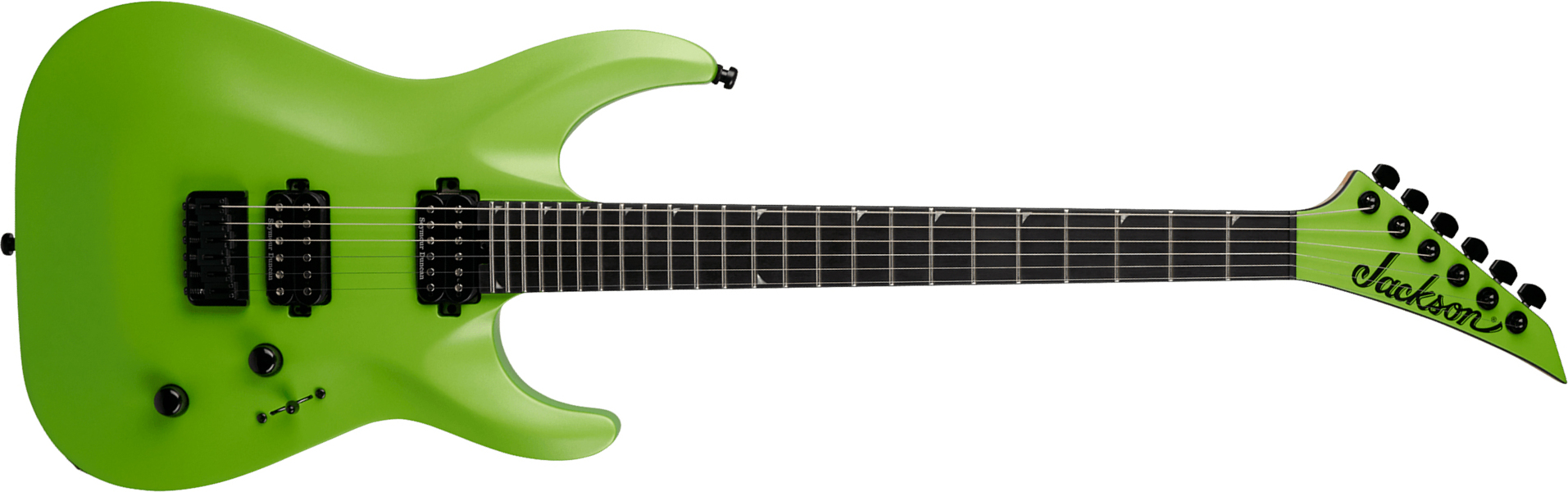 Jackson Soloist Sla2 Ht Pro Plus 2h Seymour Duncan Eb - Toxic Apple - Metal elektrische gitaar - Main picture
