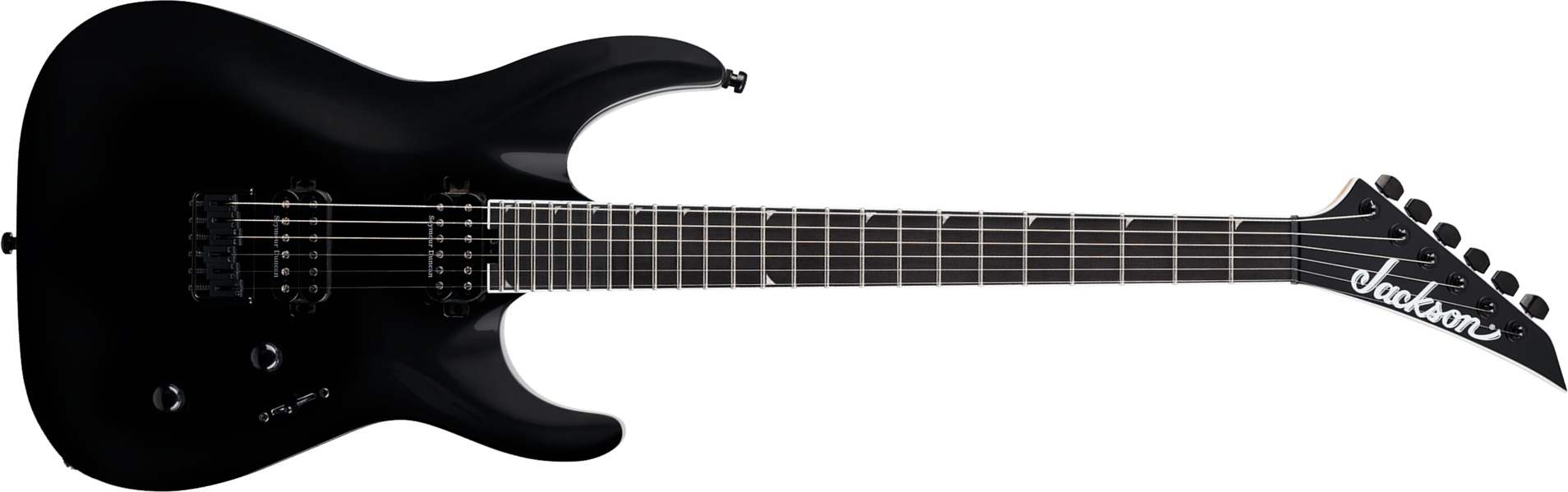 Jackson Soloist Sla2 Ht Pro Plus 2h Seymour Duncan Eb - Gloss Black - Metal elektrische gitaar - Main picture