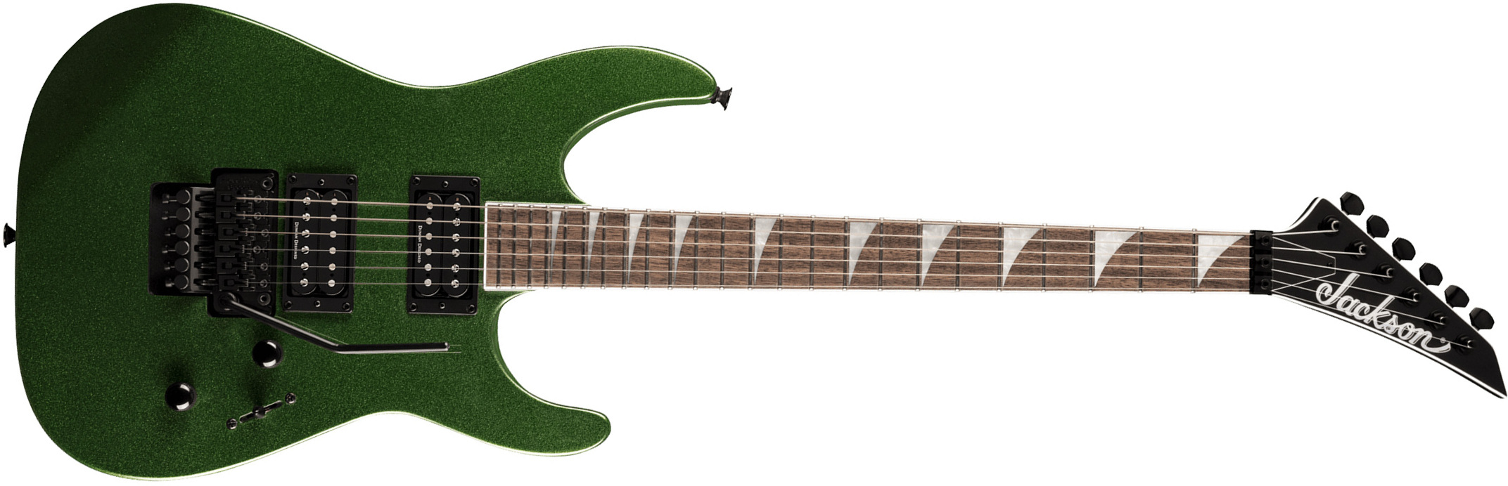 Jackson Soloist Slx Dx 2h Fr Lau - Manalishi Green - Guitarra eléctrica de doble corte. - Main picture