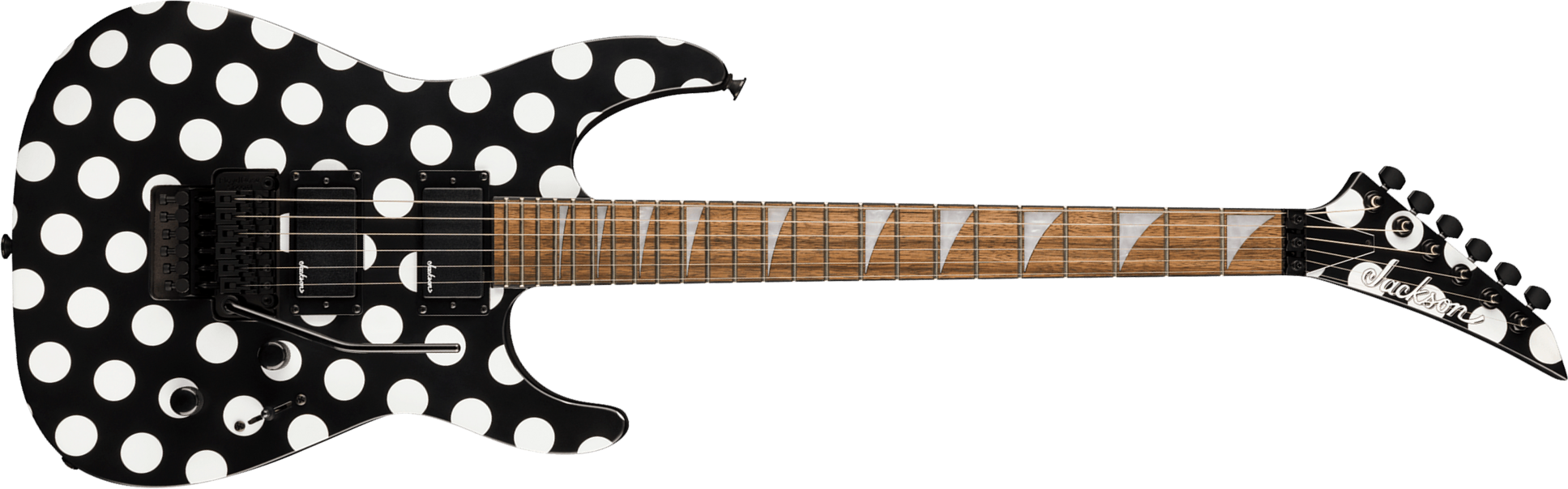 Jackson Soloist Slx Dx Graphic Srs X-series 2h Fr Ama - Polka Dot - Metal elektrische gitaar - Main picture