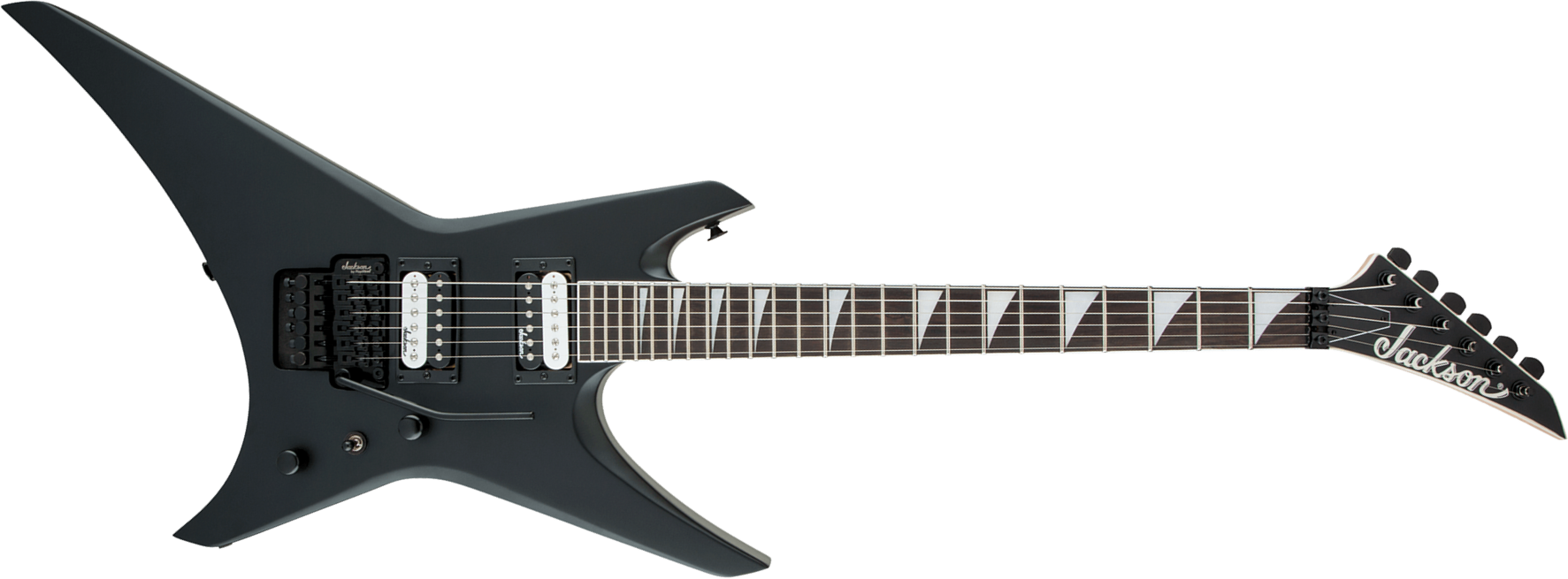 Jackson Warrior Js32 2h Fr Ama - Satin Black - Metal elektrische gitaar - Main picture