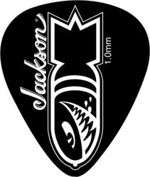 Plectrum Jackson 351 Black Heavy Bomb 1mm Picks