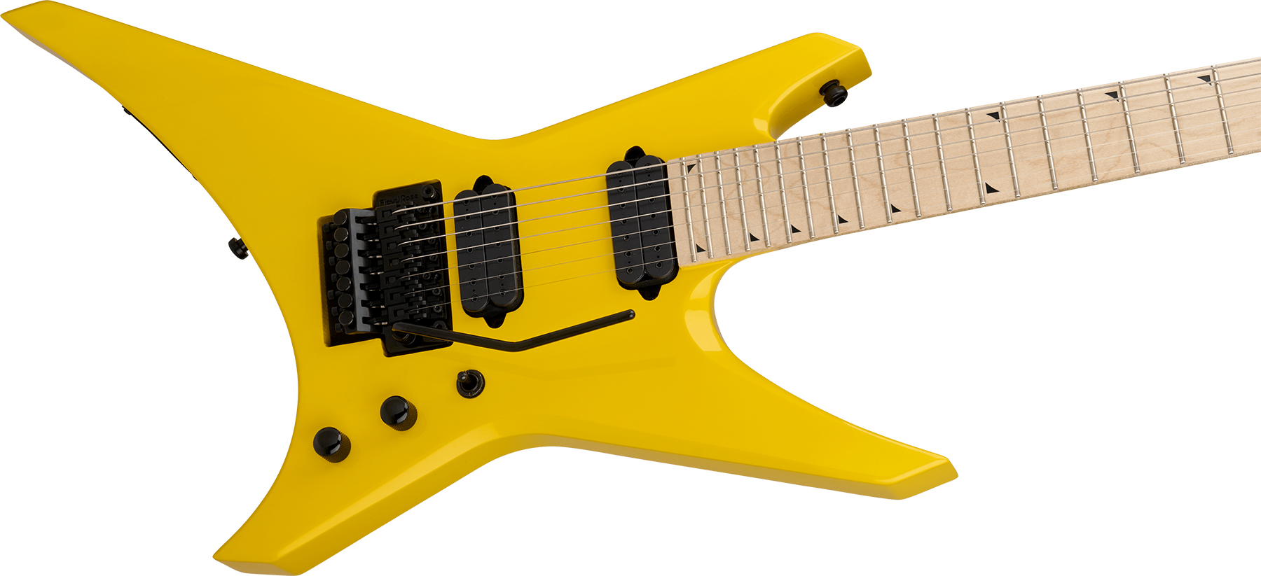 Jackson Dave Davidson Wr7 Pro Signature 7c Baryton 2h Dimarzio Fr Mn - Ferrari Yellow - Bariton elektrische gitaar - Variation 2
