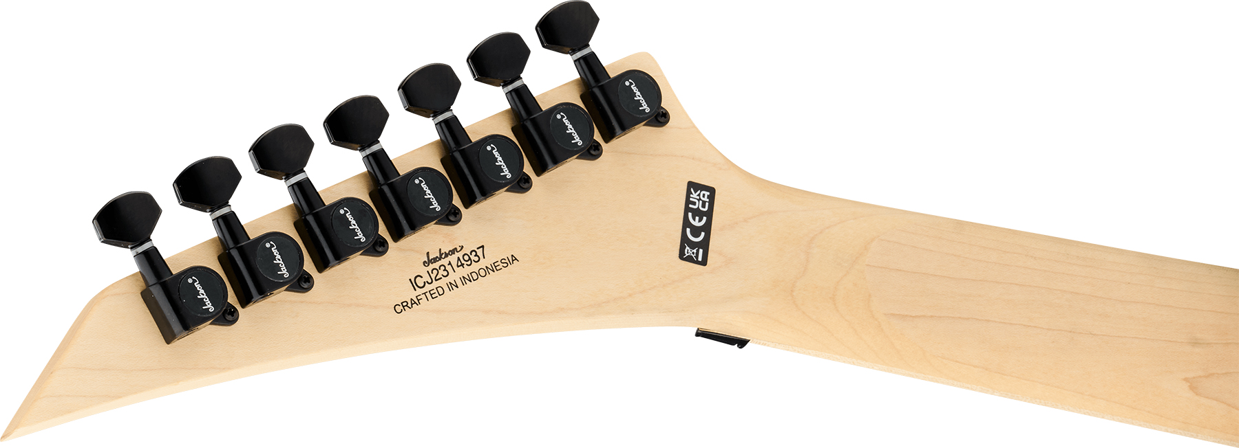 Jackson Dave Davidson Wr7 Pro Signature 7c Baryton 2h Dimarzio Fr Mn - Ferrari Yellow - Bariton elektrische gitaar - Variation 3