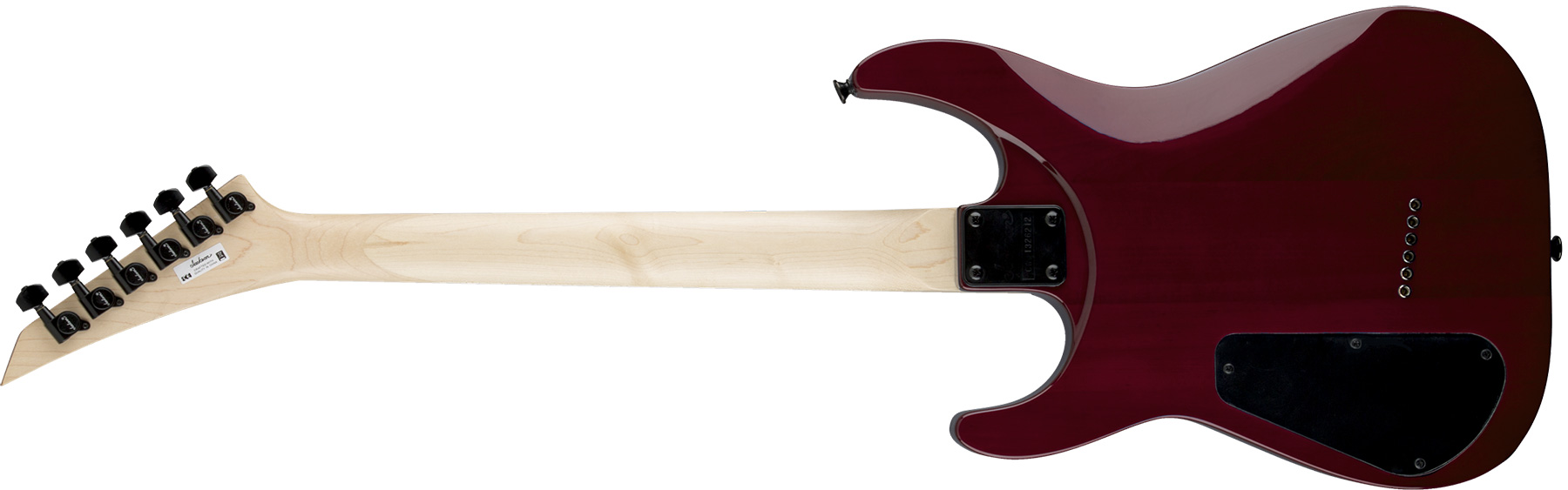 Jackson Dinky Arch Top Js32tq Dka  Hh Ht Ama - Transparent Red - Metalen elektrische gitaar - Variation 1