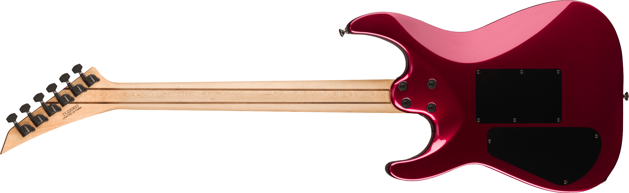 Jackson Dinky Dka Pro Plus 2h Seymour Duncan Fr Eb - Oxblood - Elektrische gitaar in Str-vorm - Variation 1