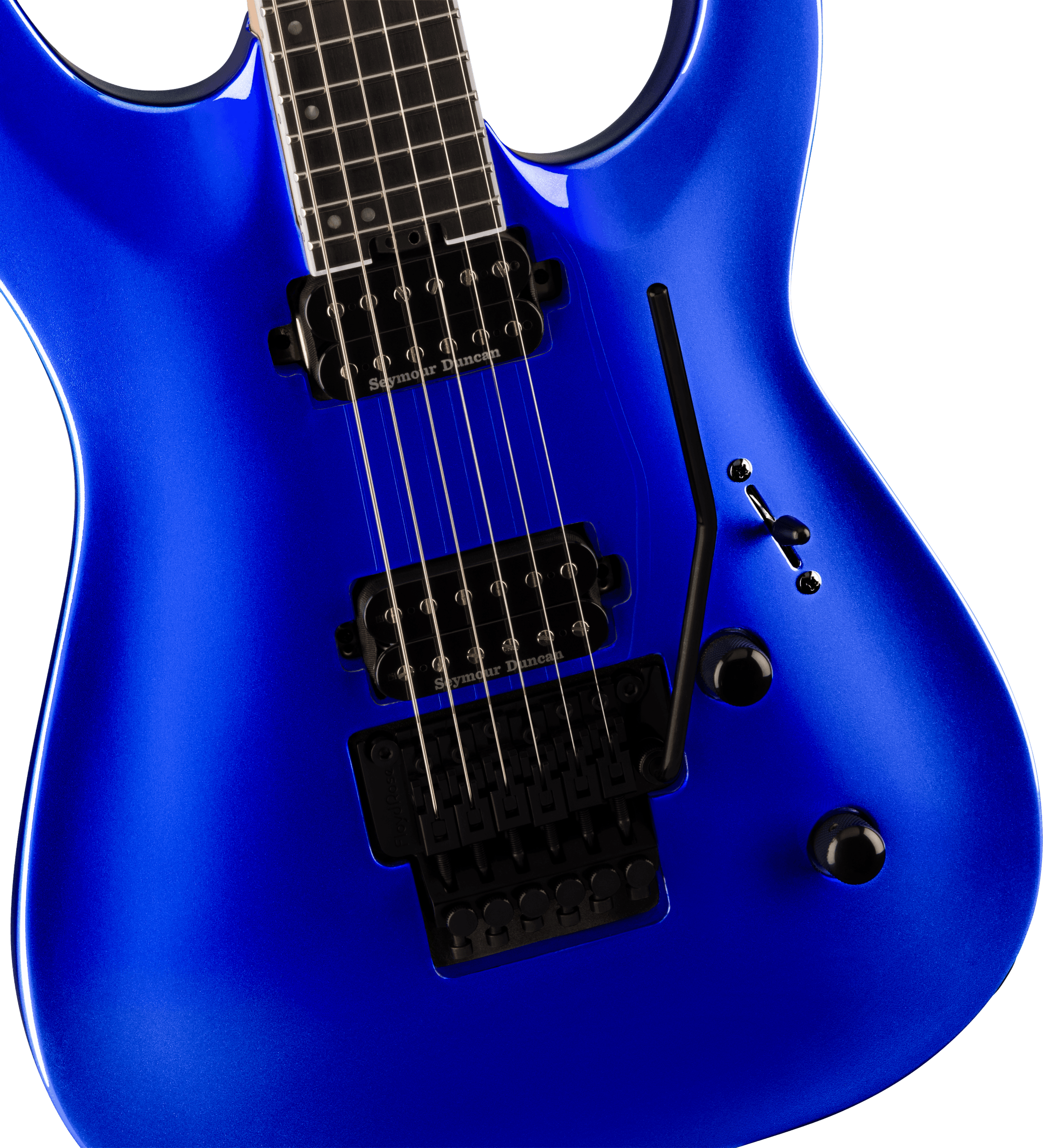 Jackson Dinky Dka Pro Plus 2h Seymour Duncan Fr Eb - Indigo Blue - Elektrische gitaar in Str-vorm - Variation 2