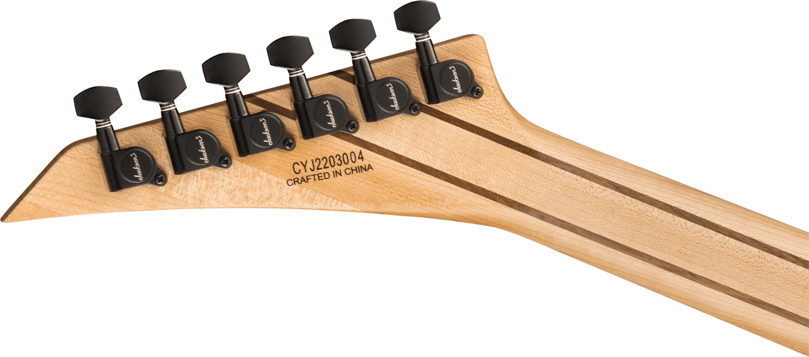 Jackson Dinky Dka Pro Plus 2h Seymour Duncan Fr Eb - Metallic Black - Elektrische gitaar in Str-vorm - Variation 3