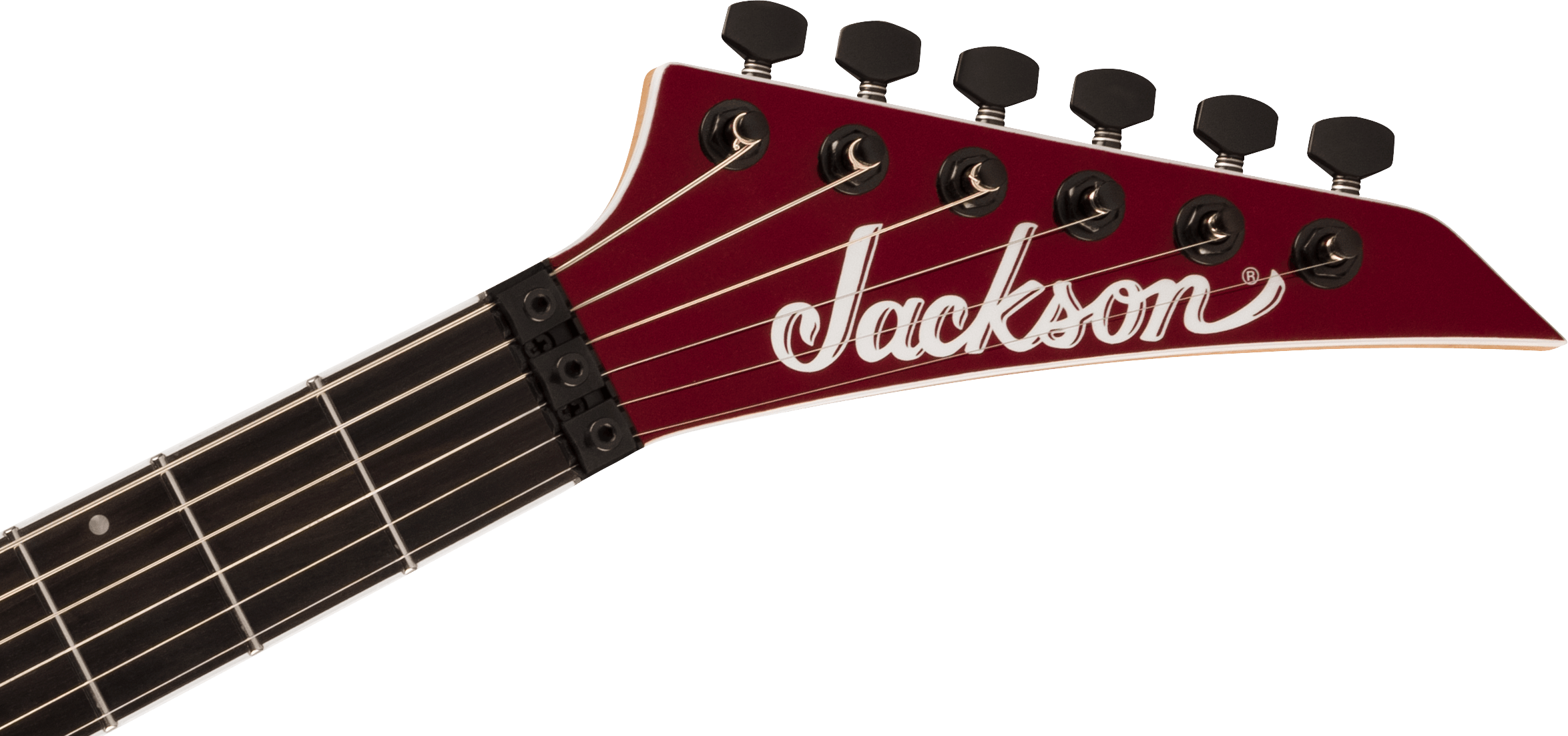 Jackson Dinky Dka Pro Plus 2h Seymour Duncan Fr Eb - Oxblood - Elektrische gitaar in Str-vorm - Variation 4
