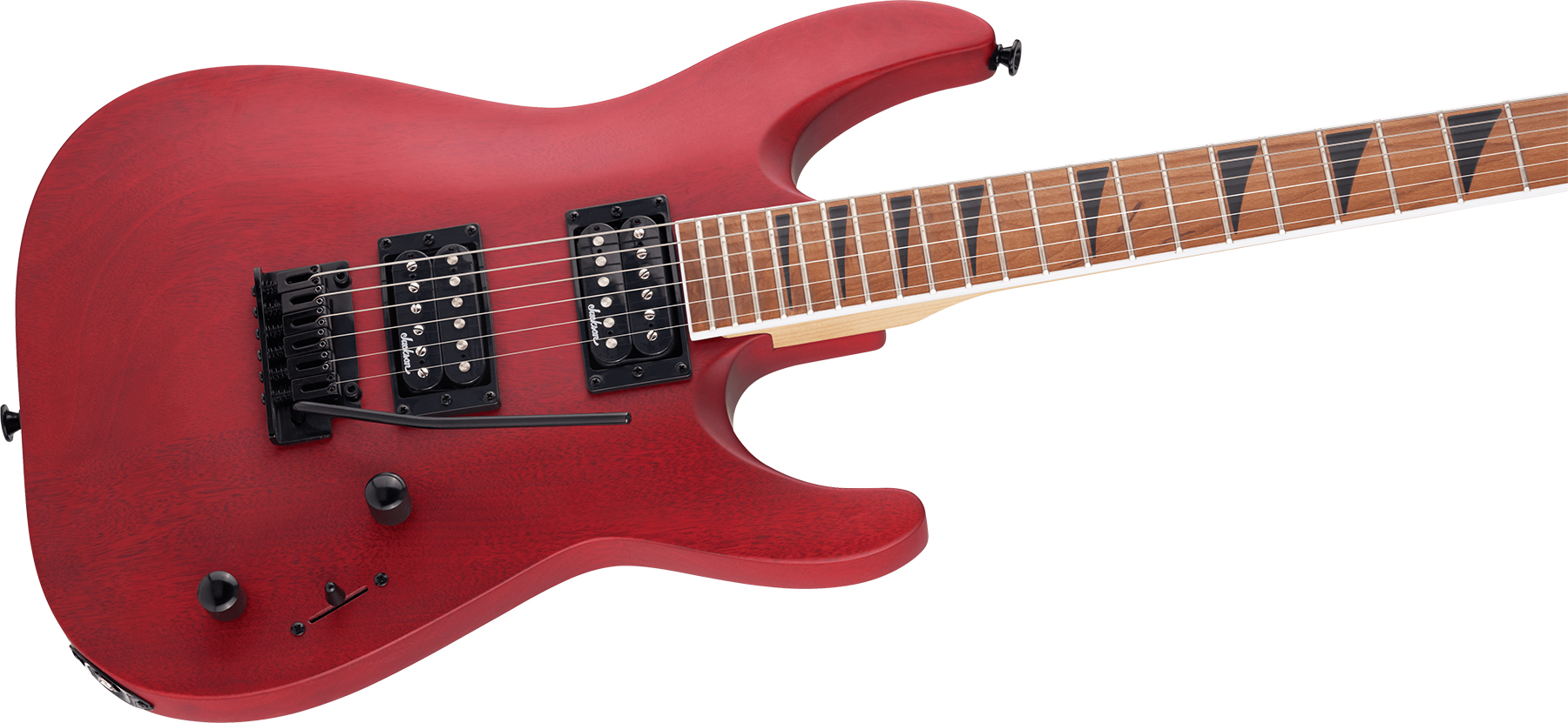 Jackson Dinky Js24 Dkam Arch Top 2h Trem Mn - Red Stain - Elektrische gitaar in Str-vorm - Variation 2