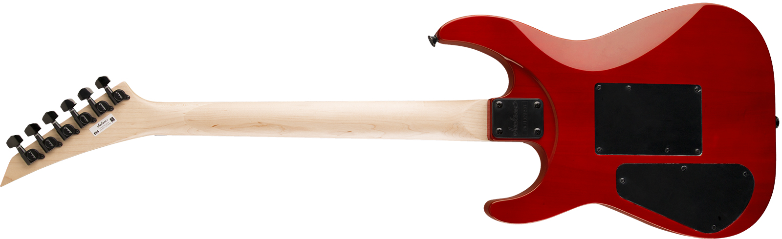 Jackson Dinky Js34q Dka Hss Fr Mn - Trans Red - Metal elektrische gitaar - Variation 1