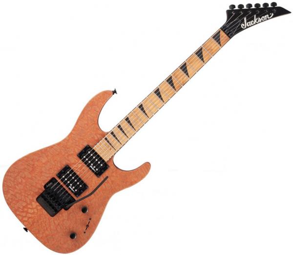 Solid body elektrische gitaar Jackson Dinky JS42 Lacewood FSR Ltd - Natural satin