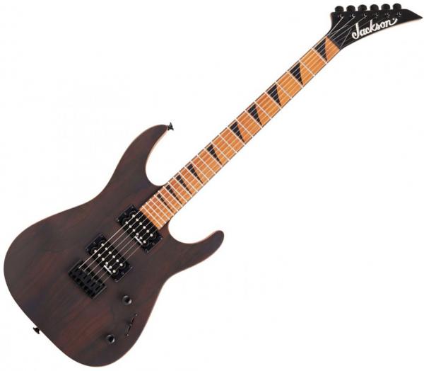Solid body elektrische gitaar Jackson Dinky JS42 Ziricote FSR Ltd - Natural satin