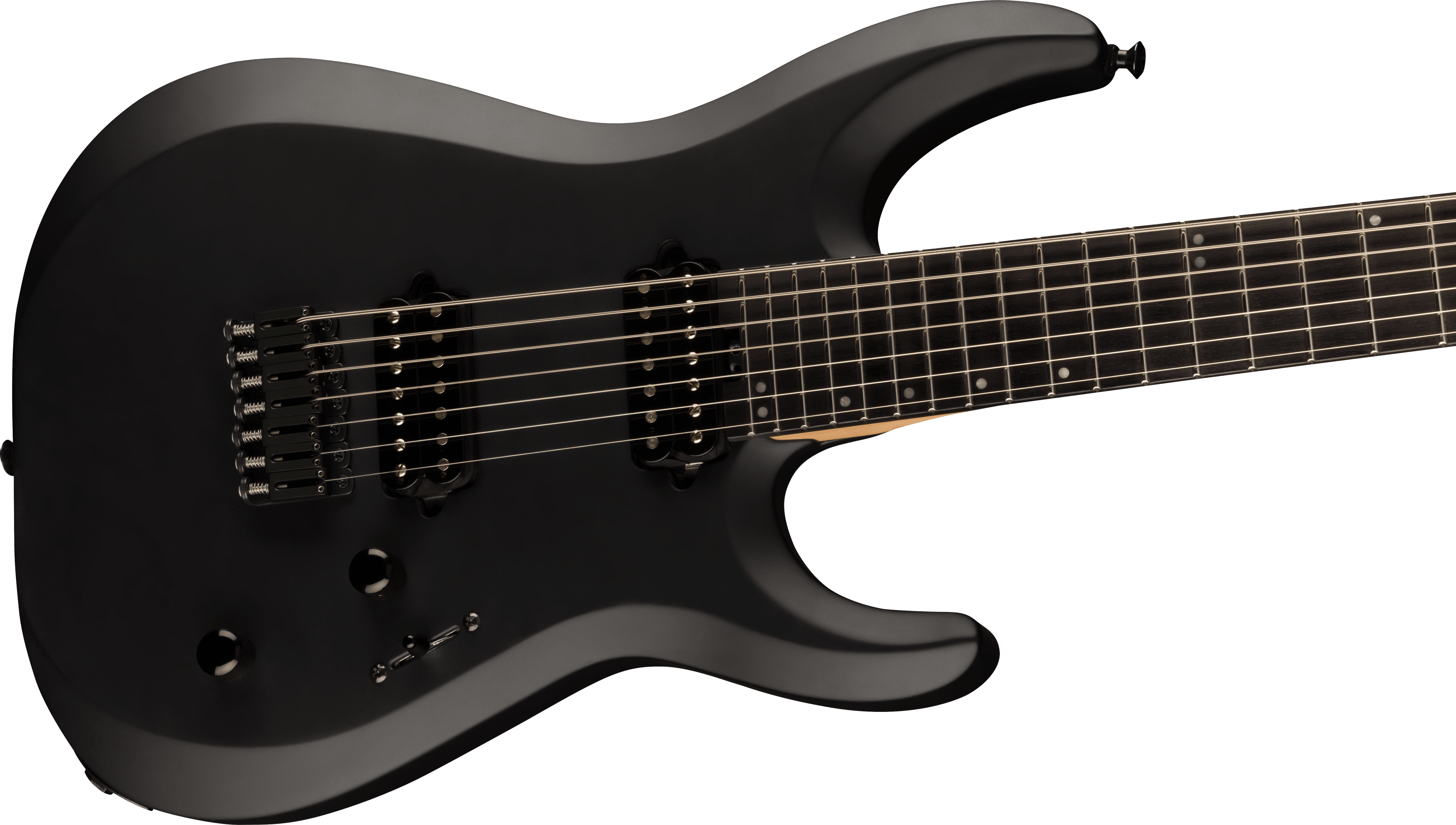 Jackson Dinky Mdk Ht7 Pro Plus 2h Bare Knuckle Eb - Satin Black - 7-snarige elektrische gitaar - Variation 3