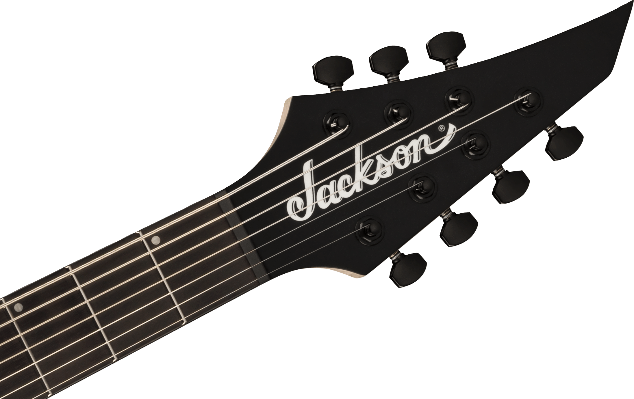 Jackson Dinky Mdk Ht7 Pro Plus 2h Bare Knuckle Eb - Satin Black - 7-snarige elektrische gitaar - Variation 4