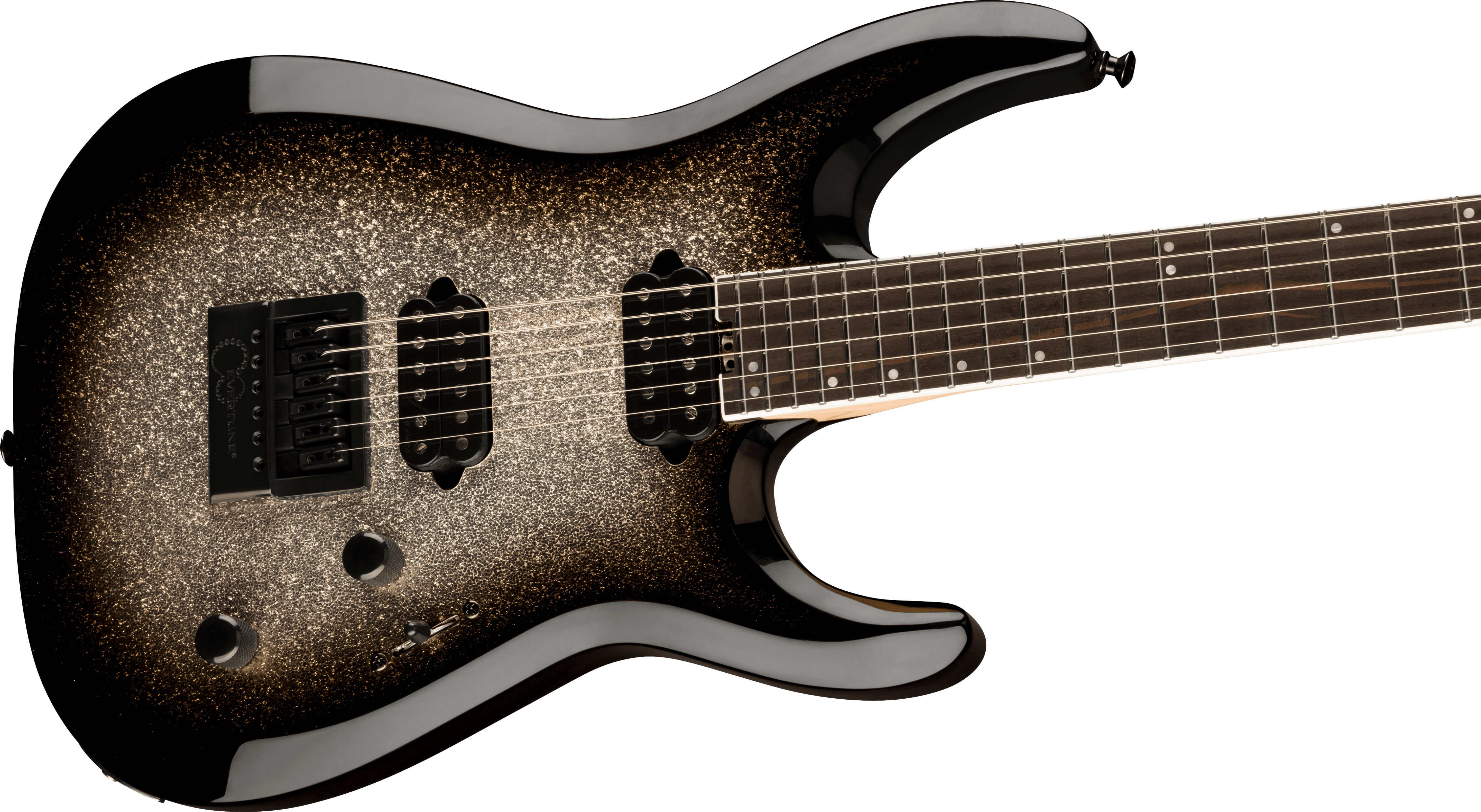 Jackson Dinky Mdk Pro Plus Evertune 2h Fishman Eb - Silver Sparkle - Elektrische gitaar in Str-vorm - Variation 3