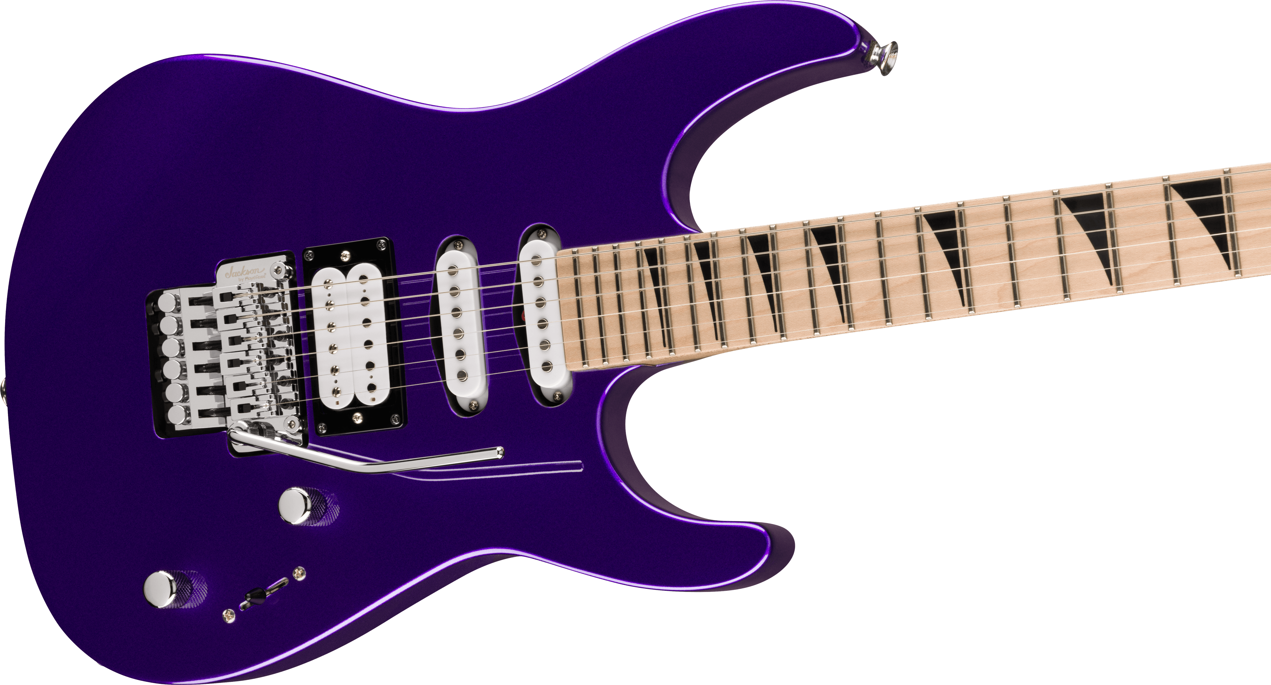 Jackson Dinky Dk3xr Hss Fr Mn - Deep Purple Metallic - Elektrische gitaar in Str-vorm - Variation 4